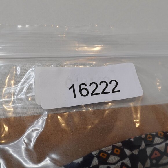 Womens Top 6  Blue Sheer Flowy Career Statement Classic Capsule Preppy Indie - Picture 12 of 12